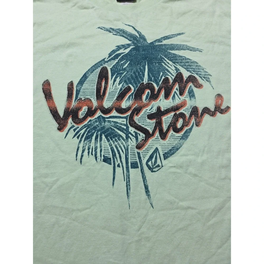 Vintage Volcom Stone Shirt Mens Large Y2K Skate‎ Surf Grunge 2000s Green